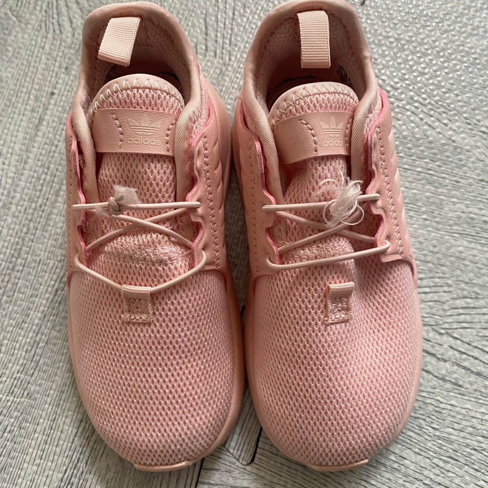 Toddler pink adidas original sneakers